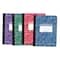 Assorted Colors Marble Composition Book, Pack of 6